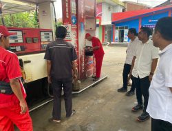 Sidak SPBU Punggolaka Kendari, Polda Sultra. Pastikan Stok BBM Aman Jelang Idul Fitri