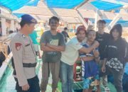 Binmas Polairud Polda Sultra Beri Imbauan Keselamatan kepada Nelayan di Pelabuhan Perikanan Kendari