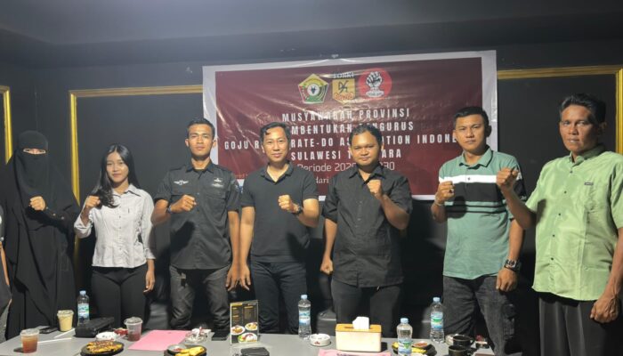 Pengprov Goju Ryu Karate-Do Association Indonesia Sultra Resmi Terbentuk Periode 2026–2030