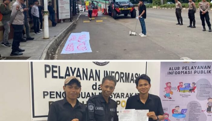 Demo Mabes Polri PB.HAM Sultra Desak Polres Konawe Tuntaskan Kasus Korupsi Uang Makan Minum Setda Konawe,Dana Insentif Disnaker Konawe Dan Suap Jual Beli Jabatan di Lingkup Pemda Konawe