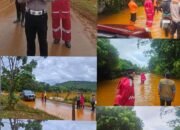 Jalur Trans Sulawesi Sempat Lumpuh Diterjang Banjir, Polisi Turun Langsung Atur Arus di Konawe Utara