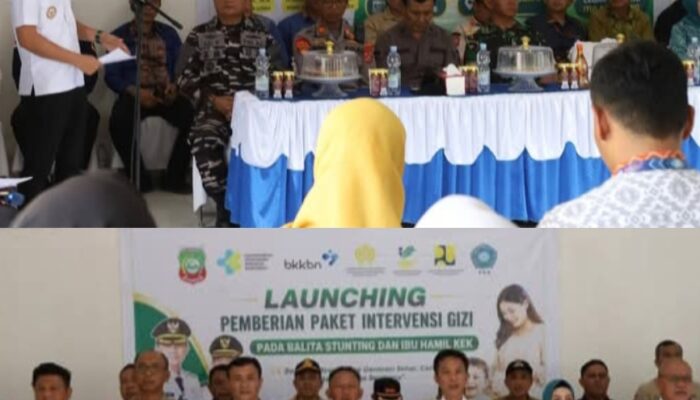 Bupati Konawe Utara Launching Paket Intervensi Gizi untuk Balita Stunting dan Ibu Hamil di Motui