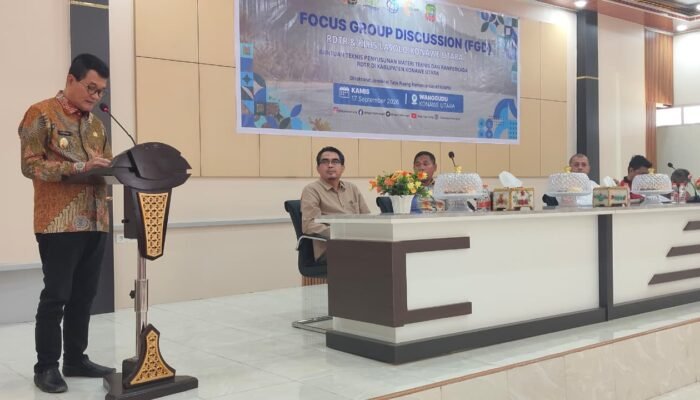 Wabup Konawe Utara Hadiri FGD-1 Penyusunan RDTR Wilayah Lasolo dan Sekitarnya